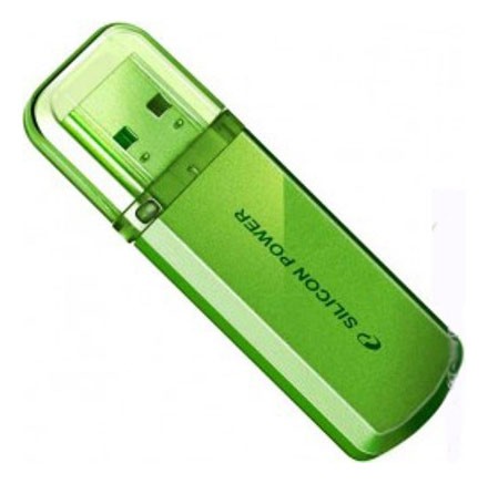 Флешка Silicon Power 32Gb Helios 101 SP032GBUF2101V1N USB2.0 зеленый