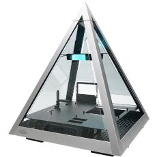 Корпус AZZA Pyramid L Full-Desktop черный/серебристый [csaz-804l pyramid]